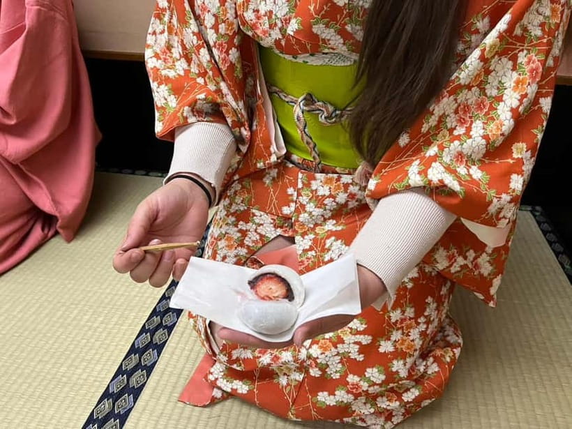 Learn Zen in a class of making Matcha tea near Osaka Castle - What wagashi teaches about Japan