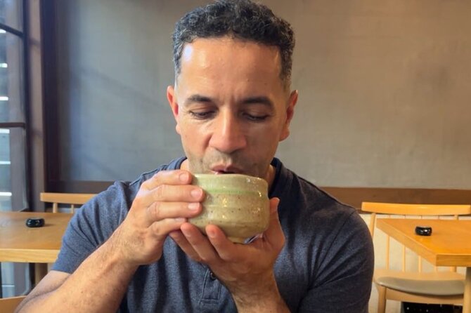 Live the Shōgun Story Samurai Knives and Tea Ceremony in Sakai - Quiet time at Rishō-no-Mori