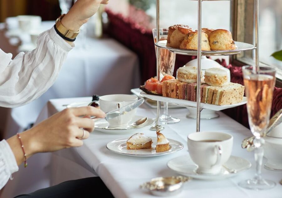 London: Afternoon Tea at The Rubens at the Palace - The savoury course: small sandwiches with strong flavours