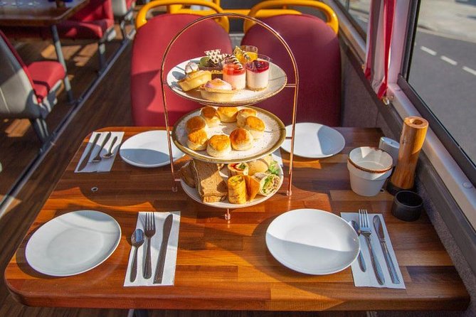 London Afternoon Tea Bus and Panoramic Tour on Lower Deck - The afternoon tea menu and what is included