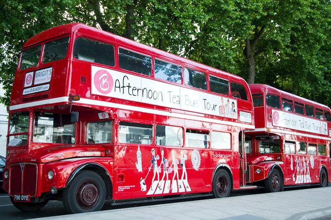 London: Afternoon Tea Bus Tour - 1960s Routemaster Bus - Harrods and Knightsbridge from the window