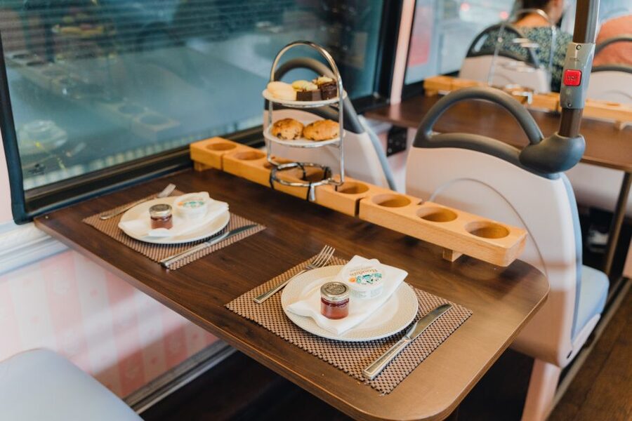 London: Afternoon Tea Bus with a Glass of Prosecco - Who will enjoy this bus most?