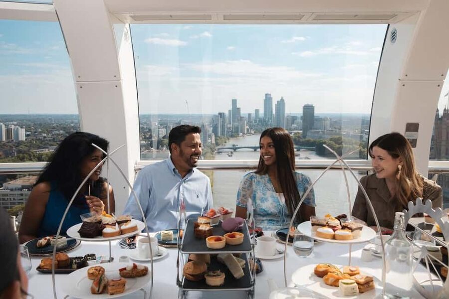 London: Afternoon Tea on the London Eye - Choosing a Menu for Dietary Needs