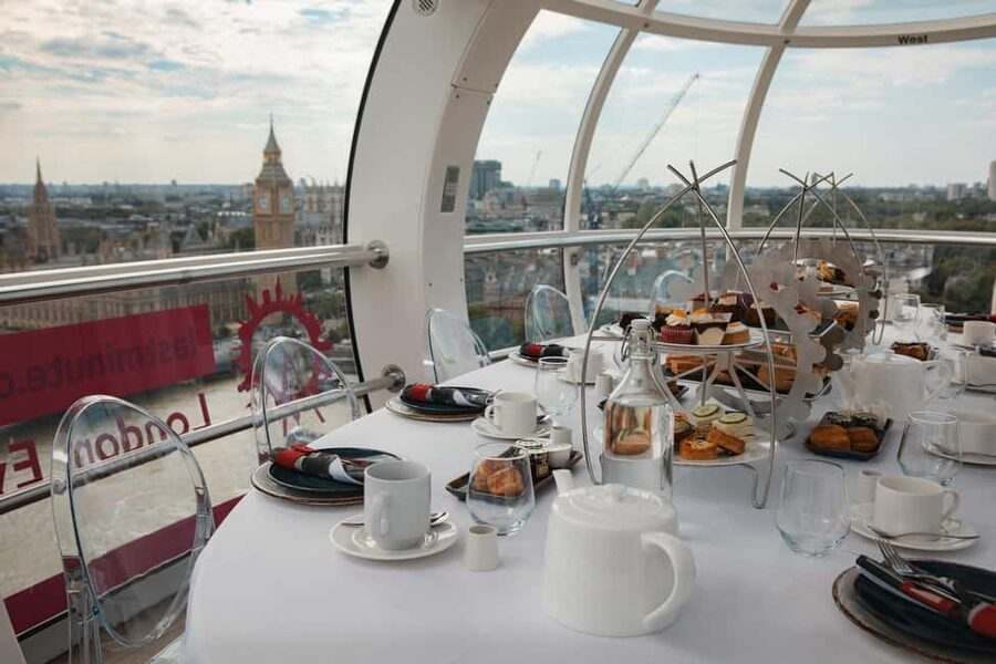London: Afternoon Tea on the London Eye - The Host Adds More Than Service