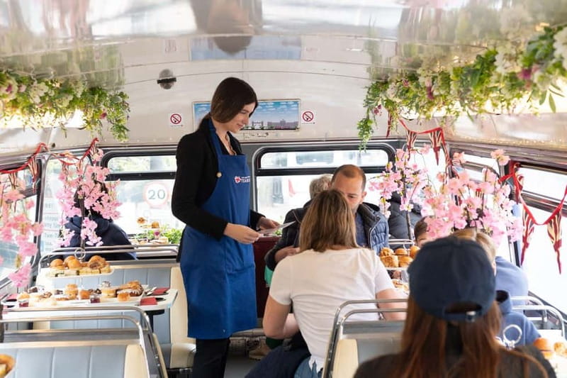 London: Great British Afternoon Tea Bus Tour - Meeting the Bus at Embankment Stop 40B