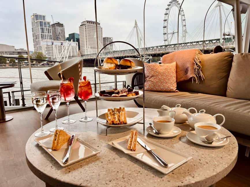 London: Riverside Afternoon Tea with Champagne or Gin - A Thames-side setting instead of a hotel dining room
