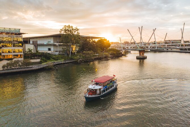 Morning Sightseeing Cruise: 10:30am-12pm (90min) - Kangaroo Point Cliffs and the river’s working past