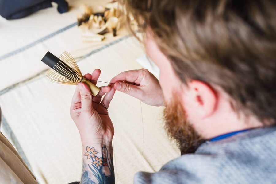 Nara Takayama Tea Whisk Craft and Tea Culture Experience - Entering Tanimura Tango’s family workshop