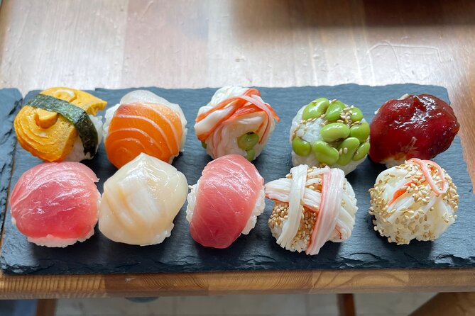 [NEW]JPN CULTURE - Buy@Toyosu Market SUSHI Making +TEA +Maid Cafe - The value of making your own lunch