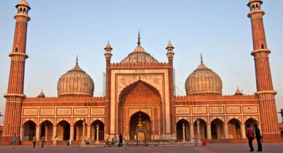 Old Delhi: Chandni Chowk Tour with Tuk Tuk Tea and snacks - Jama Masjid and its red sandstone courtyard