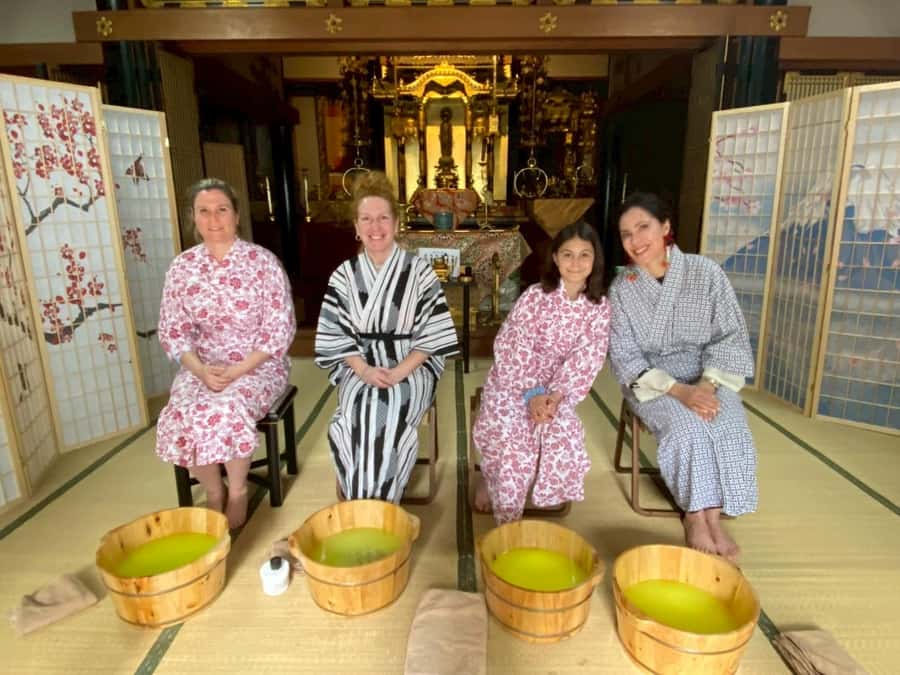 Osaka Temple Cool Foot Bath & Matcha Experience〈45min〉 - Timing, meeting point, and booking notes