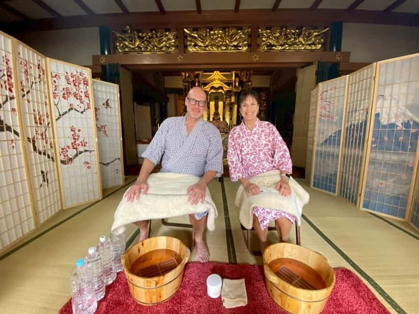 Osaka Temple Head Spa &Matcha Facial – Refresh & Glow〈90min〉 - Yukata photos without another shopping stop