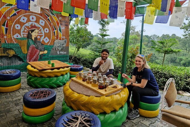 Palampur Tea Garden Tour - A traditional Kangri Dham lunch in the tea gardens