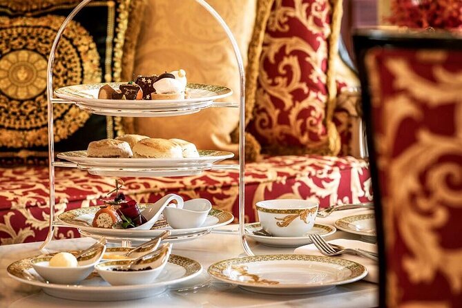 Palazzo Versace Dubai Afternoon Tea - Damman Freres tea and coffee for two hours
