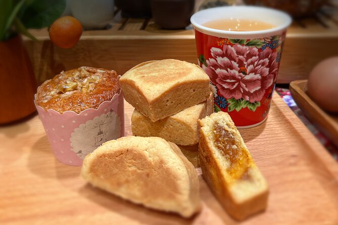 Pineapple Pastry with Egg Yolk, Longan Cake, High Mountain Oolong Tea. Taiwan Traditional Dessert Experience-D (Taipei Cooking Class) - Booking, cancellation, and group planning
