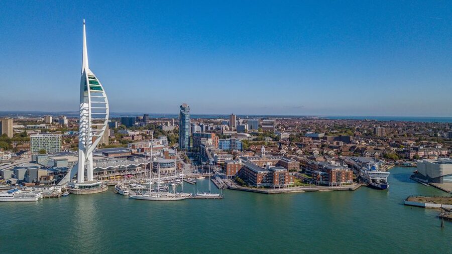 Portsmouth: Spinnaker Tower High Tea in the Clouds - High tea above Portsmouth harbour