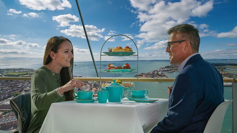 Portsmouth: Spinnaker Tower High Tea in the Clouds - What arrives on the afternoon tea stand