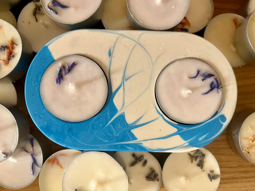 Prague: Craft your unique tea-candle holder set - A creative pause from Prague sightseeing