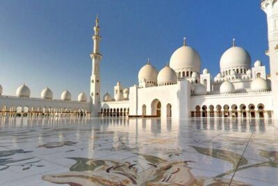 Private Abu Dhabi Sheikh zayed mosque with Louver Museum & Emirates Place Tea