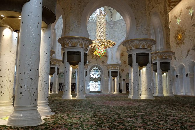 Private Abu Dhabi Sheikh zayed mosque with Louver Museum & Emirates Place Tea - Emirates Palace and the coffee or tea stop