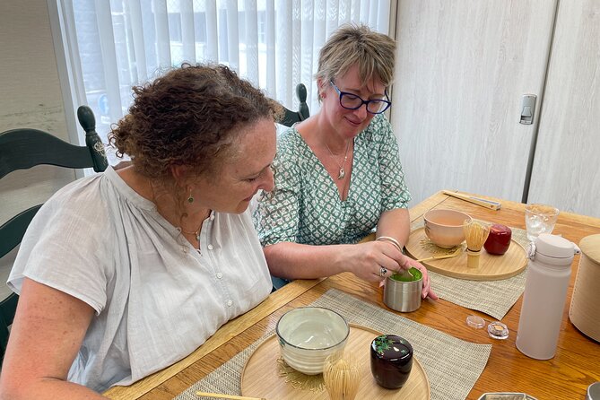 Private Hiroshima Matcha & Wagashi Experience Tour - Choosing matcha and tea tools at Ebisu Dori