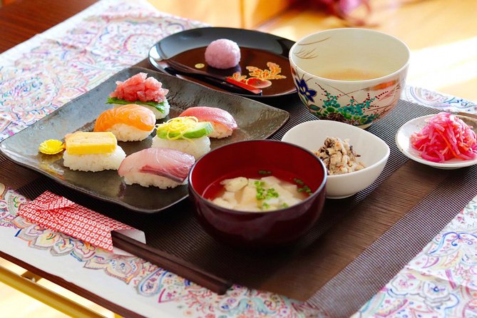 Private Kyoto Sushi Cooking Class & Tea Ceremony with Emika - Matcha with Emika and her father