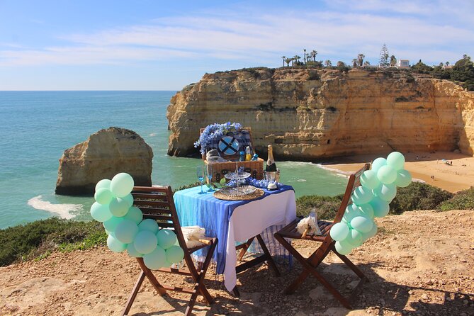 Private Luxury Clifftop High Tea Picnic Algarve Portugal - A private high tea above the Algarve cliffs