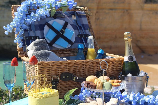 Private Luxury Clifftop High Tea Picnic Algarve Portugal - Champagne, drinks, and the need to confirm inclusions