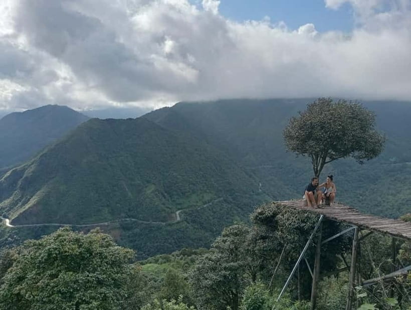 Sapa to Waterfall, Green Tea Farm with motorbike driver - Love Waterfall and the forest setting
