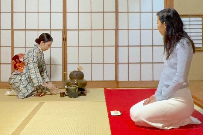 Shibuya Authentic Tea Ceremony with experienced instructor - The First Lesson: Tea in Japan and the Stone Mill