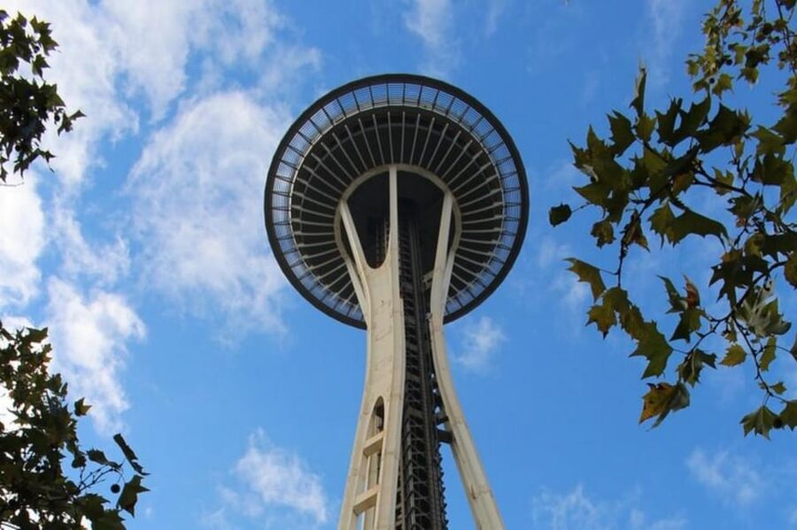 Small Group Seattle Day Tour with Major Attractions,Tea&Deli - The Amazon Spheres from the outside