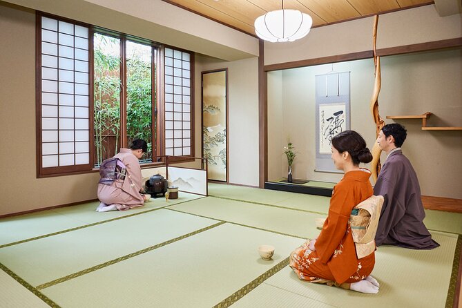 Sweets Making and Kimono Tea Ceremony at Tokyo Maikoya - Learning how matcha and tea etiquette work