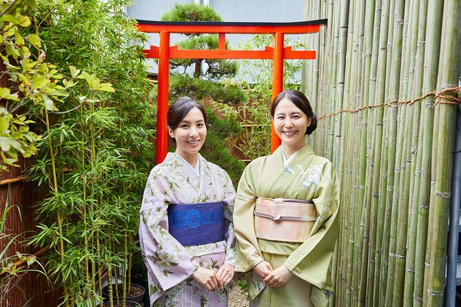 Sweets Making and Kimono Tea Ceremony at Tokyo Maikoya - Photo time in kimono