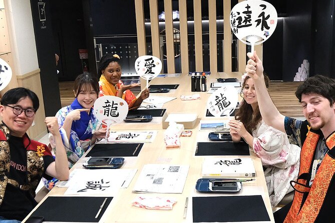 Tea and Calligraphy Session at a Table in Osaka - Who will get the most from this session