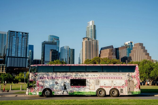 Tea Around Town Austin: Elegant Tea Bus Tour and Treats - Boarding at 650 East 10th Street