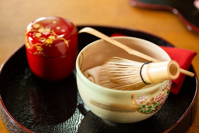 Tea ceremony experience with simple kimono in Okinawa - Learning the tools instead of only watching