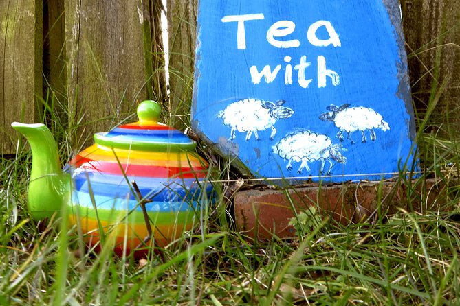 Tea with Naughty Sheep - The value of the setting near Loch Lomond