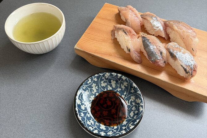Tokyo Sushi Making Class : Sake Ceremony & Matcha Experience - Making matcha after the noise