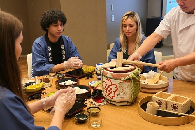 Tokyo Sushi Making Class : Sake Ceremony & Matcha Experience - The modern Tokyo twist: torched salmon mayo gunkan