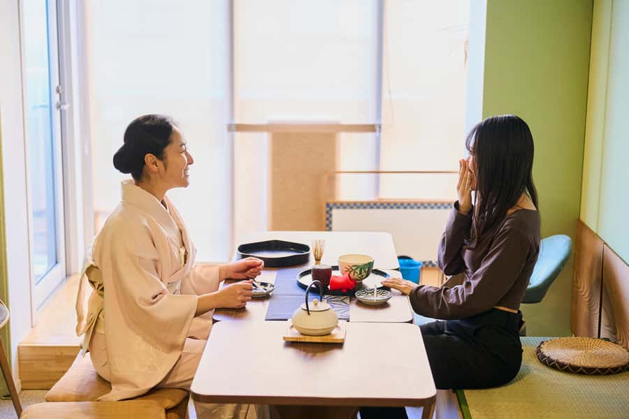 Tokyo: Tea Ceremony & Japanese Traditional Sweets - Whisking your own bowl of matcha