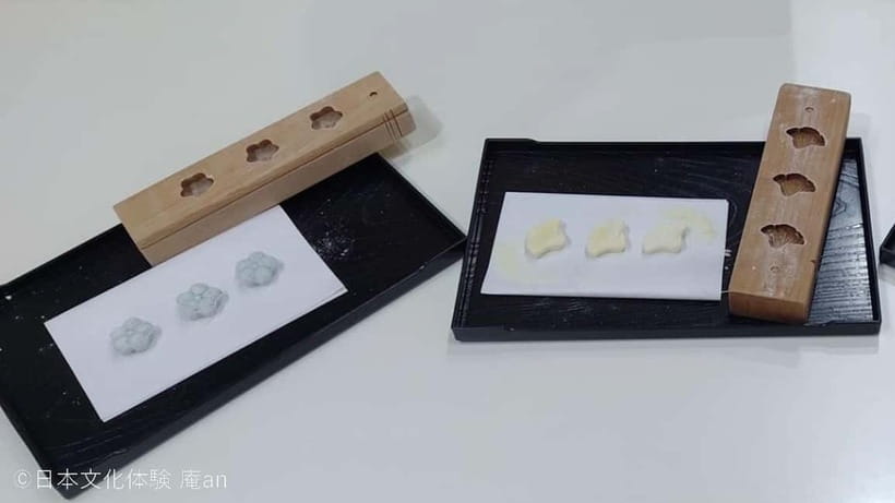 Tokyo: Two Types of Japanese Sweets Making and Tea Ceremony - Making Kinton Nerikiri