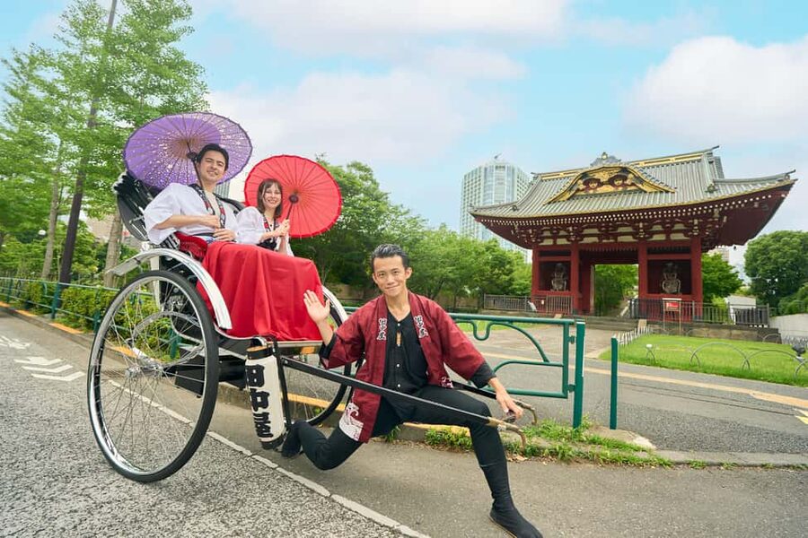 Tokyo Vegan Tour : Miso Making, Tea Ceremony, Rickshaw Ride - Starting at Daimon Station with food in mind