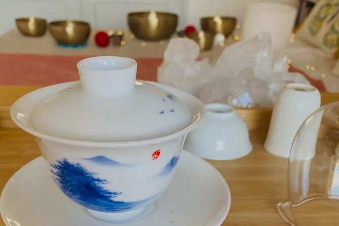 Traditional Tea Ceremony with Tibetan Sound Healing - Brewing the leaves instead of just drinking them