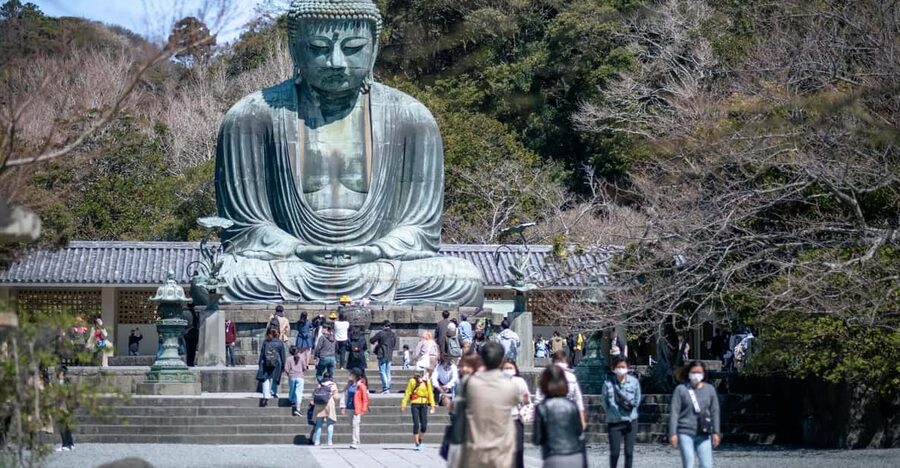 Trip to Kamakura & Enoshima: Shrines, Seaside, Temples &Tea - The Great Buddha at Kotoku-in