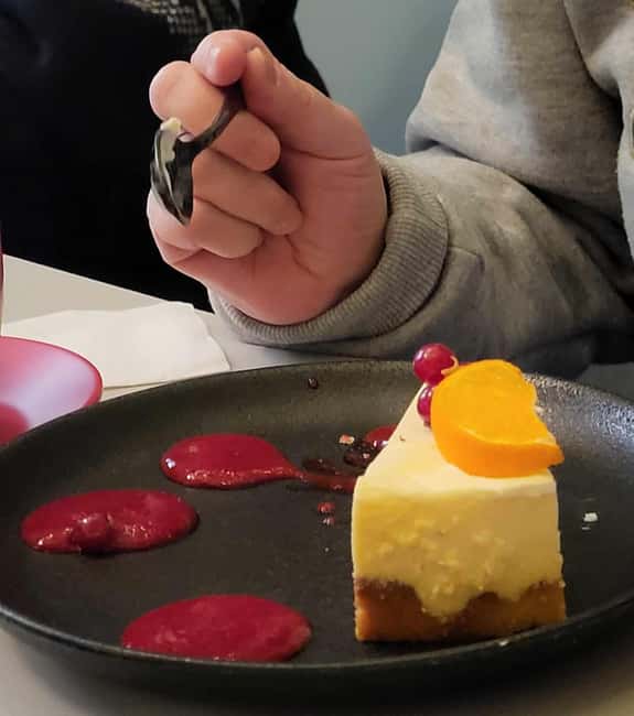 Tromsø Sweet Temptations Tour: Afternoon Tea & Other Sweets - The Northern Lights cake and the main sit-down treat
