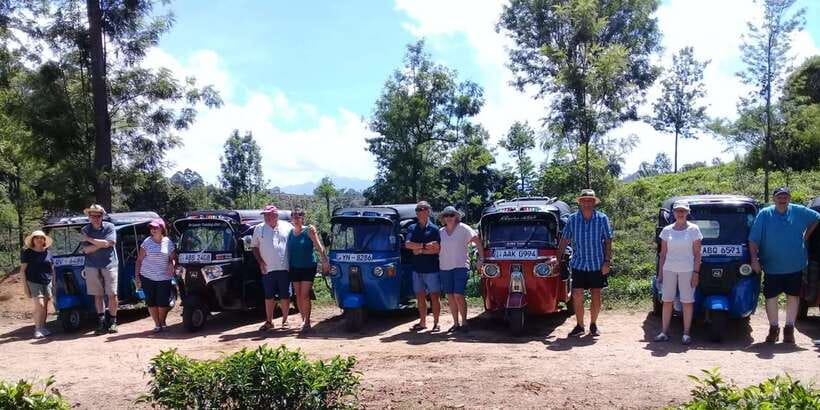 Tuk-Tuk Safari Liptons seat,Tea Fields Hike,TeaFactory Tour - Timing, finish point, and the practical details