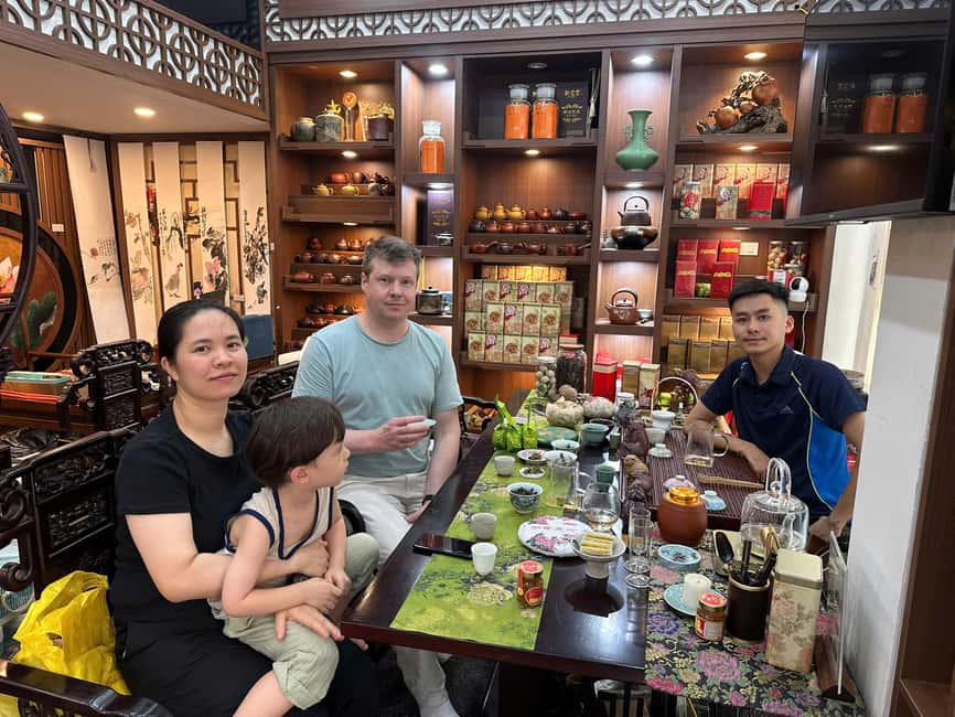 Vietnam Tea Tasting - Giang Egg Coffee & Train Street Visit - Option 1: tea, Train Street, and Bun Cha