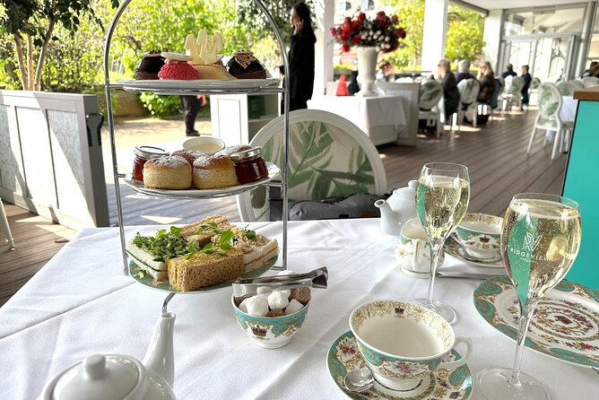 VIP Kensington Palace Gardens Tour & Royal Tea Crown Experience - Afternoon tea inside the Orangery