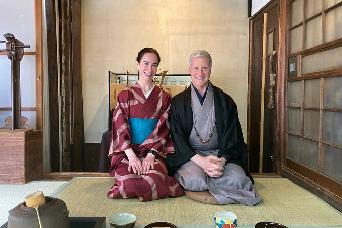 Visiting to Katsura Imperial villa and tea ceremony experience - Walking Through the Garden in Kimono