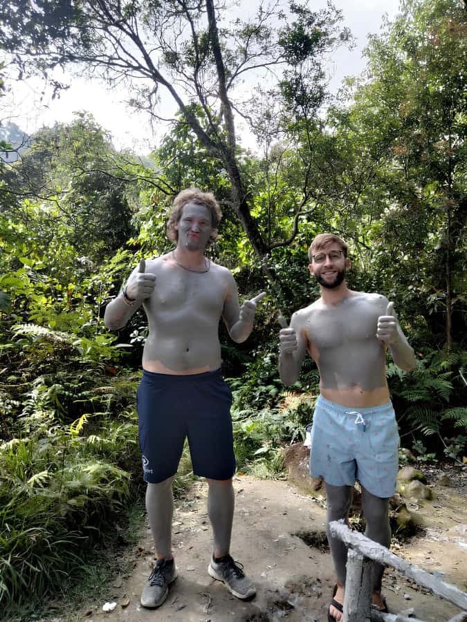 Volcano, Hot Spring, Mud Bath & Tea plantation all included - Glamping Lakeside turns lunch into a proper stop